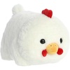 Aurora® Adorable Spudsters™ Claire Chicken™ Stuffed Animal – Round Shape Makes for Comforting Cuddles – Perfect for Kids All Ages and Animal Loving Adults – White 10.5 Inches