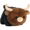 Aurora® Adorable Spudsters™ Layton Longhorn Cow™ Stuffed Animal – Round Shape Makes for Comforting Cuddles – Perfect for Kids All Ages and Animal Loving Adults – Brown 10.5 Inches