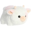 Aurora® Adorable Spudsters™ Moonique Strawberry Milk Cow™ Stuffed Animal – Comforting Cuddles – Playful Companions – White 10 Inches