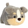 Aurora® Adorable Spudsters™ Storm Australian Shepherd™ Stuffed Animal – Round Shape Makes for Comforting Cuddles – Perfect for Kids All Ages and Animal Loving Adults – Gray 11 Inches