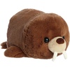 Aurora® Adorable Spudsters™ William Walrus™ Stuffed Animal – Round Shape Makes for Comforting Cuddles – Perfect for Kids All Ages and Animal Loving Adults – Brown 12 Inches