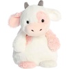 Aurora® Cuddly Huggle Pals Serene Strawberry Cow™ Stuffed Animal – Weighted Comfort – Endless Snuggles – Pink 12.5 Inches