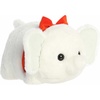 Aurora Festive Spudsters Winnie White Elephant Stuffed Animal – Round Shape Makes for Comforting Cuddles – Perfect for Holiday Decorations or Gifts – 11 Inches