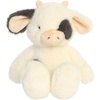 Aurora Playful The Thicket Tales Clover Cow Stuffed Animal – Floppy Characters for Comforting Cuddles – Perfect for Birthdays, Adults and Kids All Ages – White 12 Inches