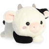 Aurora Playful Too Cute Cayce Cow Stuffed Animal – Adorable Characters For Imaginative Play – Perfect for Birthdays, Adults and Kids All Ages – White 9.5 Inches