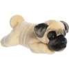 Aurora® Realistic Miyoni® Pug Stuffed Animal – Lifelike Details Make a Cherished Companion – Perfect for Decorating Bedrooms or Classrooms – Brown 11 Inches