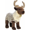 Aurora® Realistic Miyoni® Reindeer Stuffed Animal – Lifelike Details Make a Cherished Companion – Perfect for Decorating Bedrooms or Classrooms – Brown 14 Inches