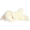 Aurora Realistic Miyoni Sleepy Bunny Stuffed Animal – Lifelike Details Make a Cherished Companion – Perfect for Decorating Bedrooms or Classrooms – White 12 Inches