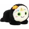 Aurora® Spooky Too Cute™ Suzie Sugar Skull™ Stuffed Animal – Adorable Characters for Imaginative Play – Perfect for Halloween Decorations and Gifts – Black 9.5 Inches