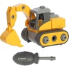 Aurora® Toys Versatile Wheatley™ Take-A-Part Excavator Toy – Used to Create Exciting Storylines – for Play Time, Creative Kids and Parents – Yellow 10.5 Inches