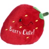 Aurora® Witty JUST Sayin’™ Berry Cute™ Stuffed Animal – Expressive Characters – Quirky Gift Ideas – Red 8.5 Inches