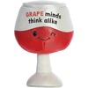 Aurora® Witty JUST Sayin’™ Grape Minds Think Alike™ Stuffed Animal – Expressive Characters – Quirky Gift Ideas – Red 10 Inches