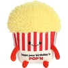 Aurora Witty JUST Sayin’ Poppin’ Birthday Stuffed Animal – Expressive Characters – Quirky Gift Ideas – Yellow 9.5 Inches