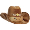Aurora® Witty JUST Sayin’™ Yee Haw Cowboy Hat™ Stuffed Animal – Expressive Characters for Decorative Charm – Quirky Birthday Gifts for Kids and Adults – Brown 11 Inches