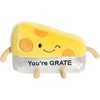 Aurora Witty JUST Sayin’ You’re Grate Stuffed Animal – Expressive Characters – Quirky Gift Ideas – Yellow 10 Inches