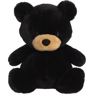 Aurora Adorable Dumplin’ Black Bear Stuffed Animal – Cozy Characters for Decorating Bedrooms – Perfect for Birthdays, Adults and Kids All Ages – 9 Inches