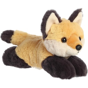Aurora® Adorable Mini Flopsie™ Fox Kit Stuffed Animal – Mini Companions Ready for Playful Adventures – for Kids All Ages, Toddlers, Adults, and Families – Brown 8 Inches