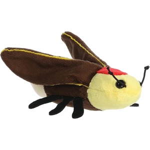 Aurora® Adorable Mini Flopsie™ Lux Firefly™ Stuffed Animal – Mini Companions Ready for Playful Adventures – for Kids All Ages, Toddlers, Adults, and Families – Brown 7.5 Inches