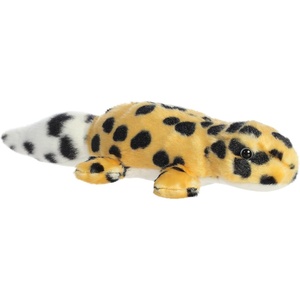 Aurora® Adorable Mini Flopsie™ Zilla Leopard Gecko™ Stuffed Animal – Mini Companions Ready for Playful Adventures – for Kids All Ages, Toddlers, Adults, and Families – Yellow 11 Inches