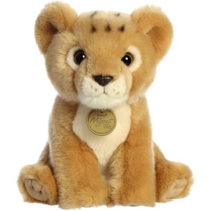 Aurora® Adorable Miyoni® Tots Lion Cub Stuffed Animal – Lifelike Details Make a Cherished Companion – Perfect for Decorating Bedrooms or Classrooms – Brown 7.5 Inches