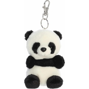 Aurora® Adorable Palm Pals™ Bamboo Panda™ Clip-On- Fun Collectible Plush for Kids and Adult Collectors – Perfect for Backpacks and Birthday Gifts – White 4 Inches