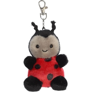 Aurora Adorable Palm Pals Lil Spots Ladybug Clip-On – Fun Collectible Plush for Kids and Adult Collectors – Perfect for Decorating Rooms and Birthday Gifts – Red 4 Inches