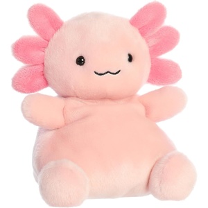 Aurora® Adorable Palm Pals™ Party Sized Ax Axolotl™ Stuffed Animal – Fun Collectible Plush for Kids and Adult Collectors – Perfect for Decorating Rooms and Birthday Gifts – Pink 8 Inches