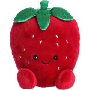 Aurora® Adorable Palm Pals™ Party Sized Juicy Strawberry™ Stuffed Animal – Fun Collectible Plush for Kids and Adult Collectors – Perfect for Decorating Rooms and Birthday Gifts – Red 7 Inches