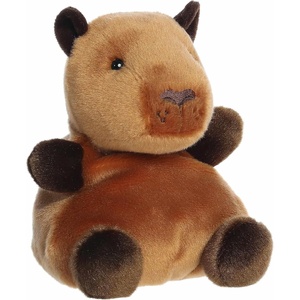 Aurora® Adorable Palm Pals™ Party Sized Sid Capybara™ Stuffed Animal – Fun Collectible Plush for Kids and Adult Collectors – Perfect for Decorating Rooms and Birthday Gifts – Brown 8 Inches