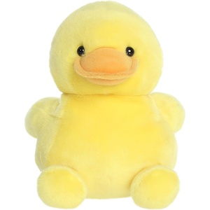 Aurora Adorable Palm Pals Party Sized Tubby Rubber Ducky Stuffed Animal – Fun Characters Now in Bigger Sizes – Perfect for Decorating Rooms and Birthday Gifts – Yellow 8 Inches