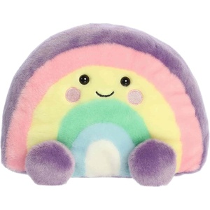 Aurora® Adorable Palm Pals™ Party Sized Vivi Rainbow™ Stuffed Animal – Fun Characters Now in Bigger Sizes – Perfect for Decorating Rooms and Birthday Gifts – Multicolor 8 Inches