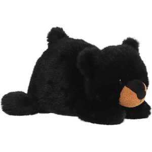 Aurora® Adorable Rumplers™ Blair Black Bear™ Stuffed Animal – Floppy Characters for Comforting Cuddles – Perfect for Birthdays, Adults and Kids All Ages – Black 10 Inches