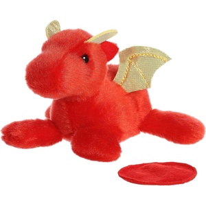 Aurora® Adorable Shoulderkins™ Daring Dragon™ Stuffed Animal – Fun Buddy that Can Go Everywhere with You – Perfect for Kids 3+ Years and Costumes – Red 6 Inches