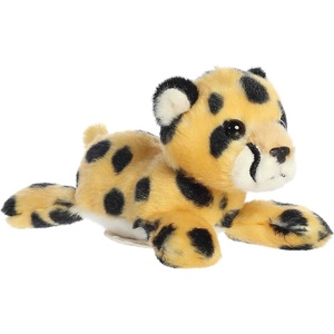 Aurora® Adorable Shoulderkins™ Duma Cheetah™ Stuffed Animal – Fun Buddy that Can Go Everywhere with You – Perfect for Kids 3+ Years and Costumes – Yellow 6.5 Inches