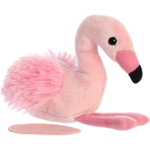 Aurora® Adorable Shoulderkins™ Fay Flamingo™ Stuffed Animal – Fun Buddy that Can Go Everywhere with You – Perfect for Kids 3+ Years and Costumes – Pink 5 Inches(Fay Flamingo™)