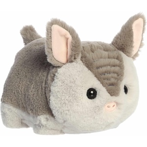 Aurora® Adorable Spudsters™ Arnie Armadillo™ Stuffed Animal – Round Shape Makes for Comforting Cuddles – Perfect for Kids All Ages and Animal Loving Adults – Gray 10 Inches