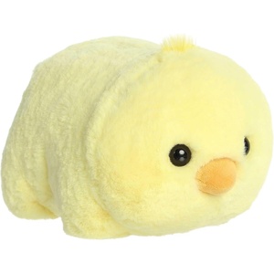 Aurora® Adorable Spudsters™ Cece Chick™ Stuffed Animal – Round Shape Makes for Comforting Cuddles – Perfect for Kids All Ages and Animal Loving Adults – Yellow 10.5 Inches