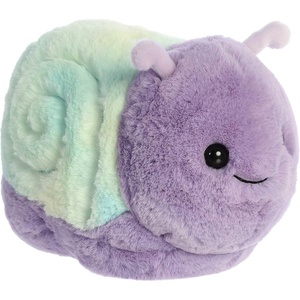 Aurora® Adorable Spudsters™ Emily Snail™ Stuffed Animal – Comforting Cuddles – Playful Companions – Purple 10 Inches