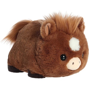 Aurora® Adorable Spudsters™ Hudson Horse™ Stuffed Animal – Comforting Cuddles – Playful Companions – Brown 10 Inches