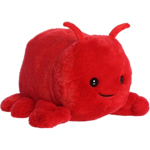 Aurora® Adorable Spudsters™ Lani Lobster™ Stuffed Animal – Round Shape Makes For Comforting Cuddles – Perfect for Kids All Ages and Animal Loving Adults – Red 11.5 Inches