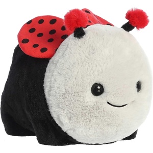 Aurora® Adorable Spudsters™ Lori Ladybug™ Stuffed Animal – Comforting Cuddles – Playful Companions – Black 10 Inches