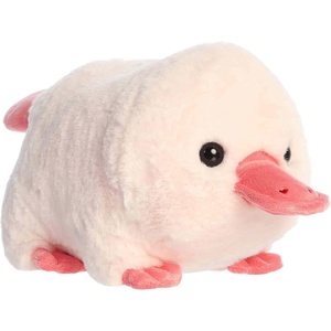 Aurora Adorable Spudsters Philo Pink Platypus Stuffed Animal – Round Shape Makes For Comforting Cuddles – Perfect for Decorating Rooms and Valentine’s Day – 12 Inches