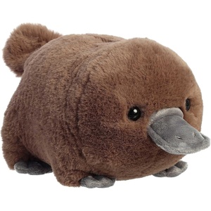 Aurora® Adorable Spudsters™ Pongo Platypus Stuffed Animal – Round Shape Makes for Comforting Cuddles – Perfect for Kids All Ages and Animal Loving Adults – Brown 10.5 Inches