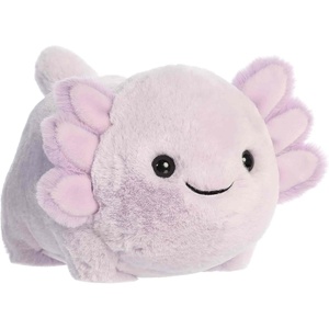 Aurora Adorable Spudsters Purple Axolotl Stuffed Animal – Round Shape Makes For Comforting Cuddles – Perfect for Decorating Rooms and Valentine’s Day – 10 Inches