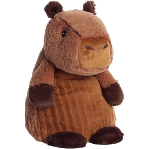 Aurora® Cuddly Huggle Pals Cozy Capybara™ Stuffed Animal – Weighted Comfort – Endless Snuggles – Brown 12.5 Inches