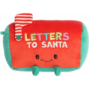 Aurora® Festive JUST Sayin’™ Letters to Santa™ Stuffed Animal – Expressive Characters for Seasonal Charm – Perfect for Holiday Decorations or Gifts – Red 10 Inches