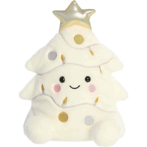 Aurora Festive Palm Pals Party Sized Felicia Christmas Tree Stuffed Animal – Fun Seasonal Plush in Bigger Sizes – Perfect for Holiday Decorations or Gifts – White 8.5 Inches