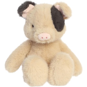 Aurora Playful The Thicket Tales Poppy Pig Stuffed Animal – Floppy Characters for Comforting Cuddles – Perfect for Birthdays, Adults and Kids All Ages – Brown 11.5 Inches