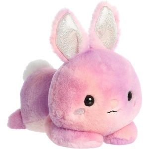 Aurora Playful Too Cute Iris Bunny Stuffed Animal – Adorable Characters – Playful Fun – Pink 12 Inches