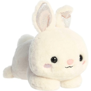 Aurora® Playful Too Cute™ Jasmine Bunny™ Stuffed Animal – Adorable Characters for Imaginative Play – Perfect for Birthdays, Adults and Kids All Ages – White 10 Inches